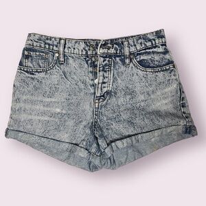 CP Jeans Acid Wash Mom Denim Shorts 27